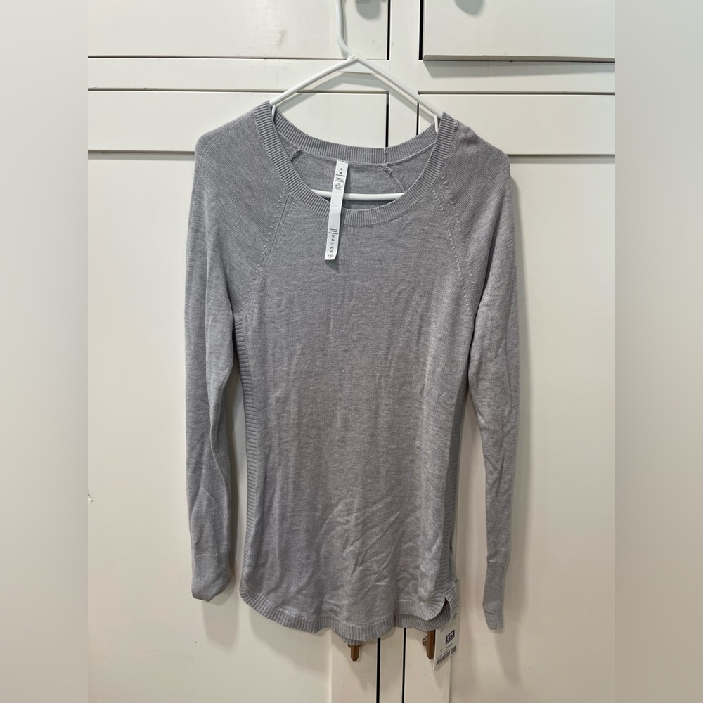 Gray Long Sleeve Lulu Top